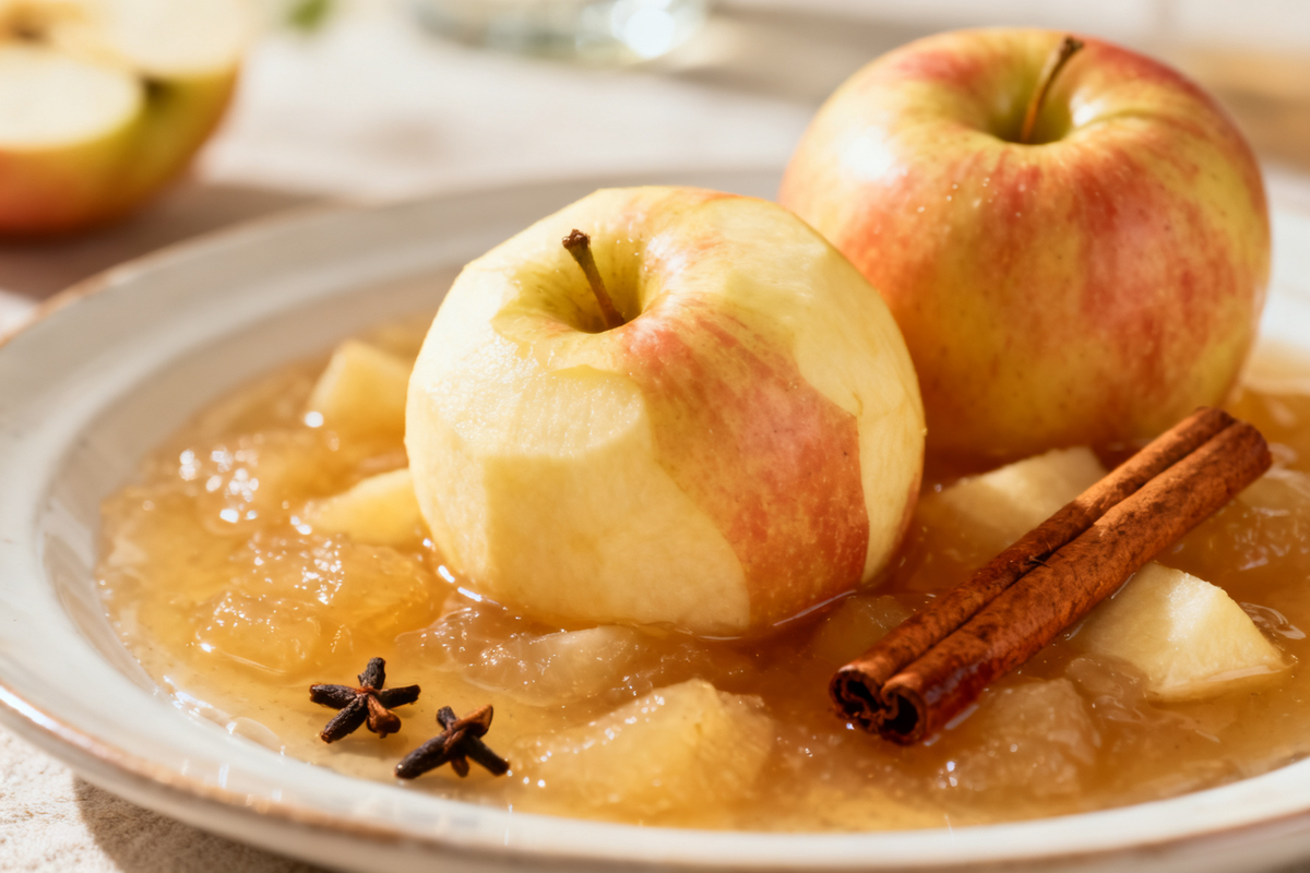 Apple Compote without Sugar