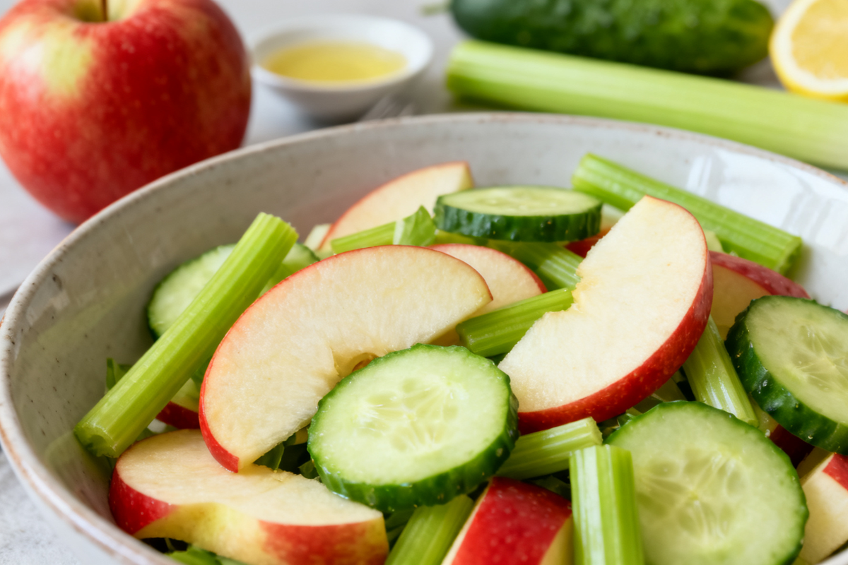 Apple, Cucumber and Celery Salad
