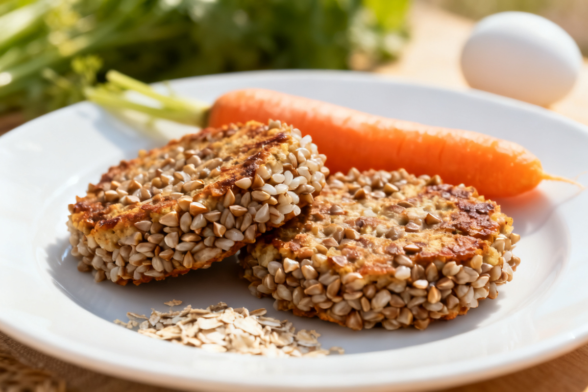Buckwheat Cutlets with Carrot