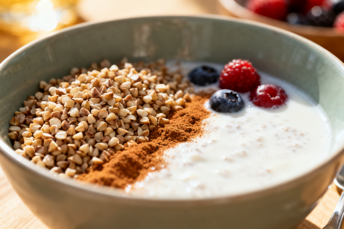 Overnight Buckwheat with Kefir