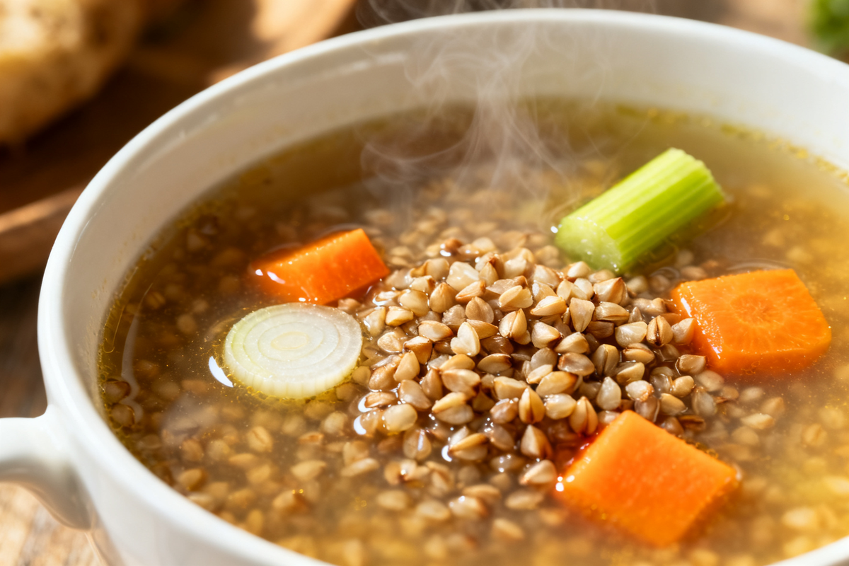 Buckwheat and Vegetable Soup