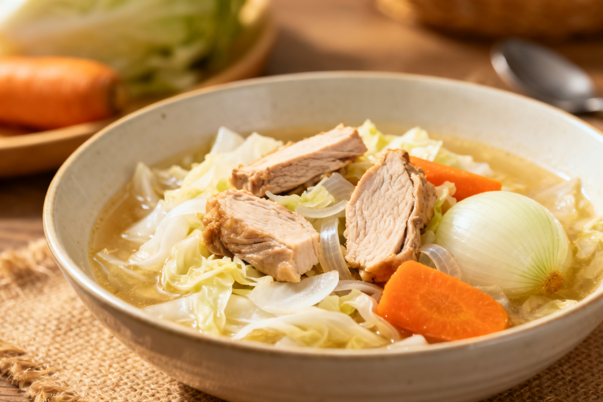 Stewed Turkey with Cabbage