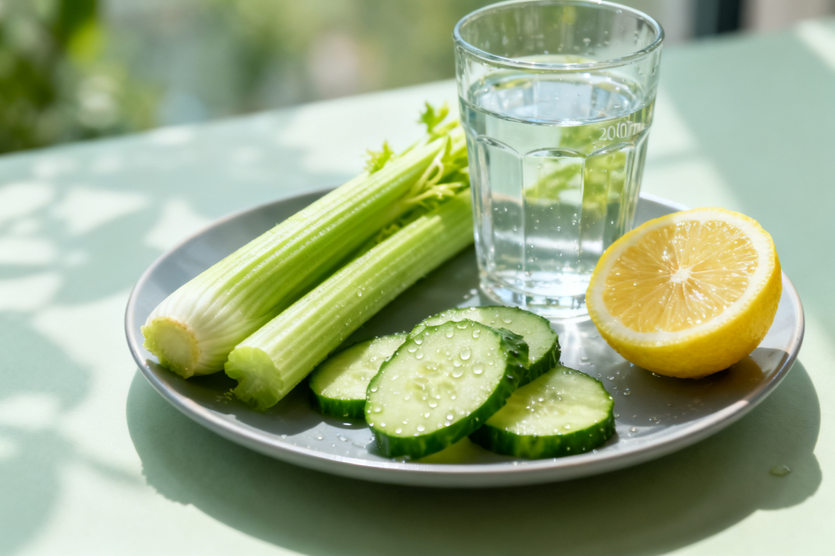 Celery and Cucumber Cooler