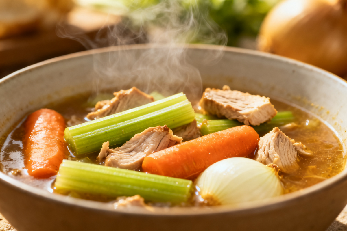 Celery and Turkey Stew