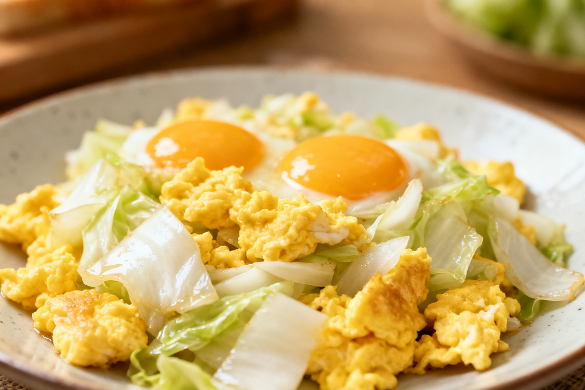 Egg and Cabbage Scramble