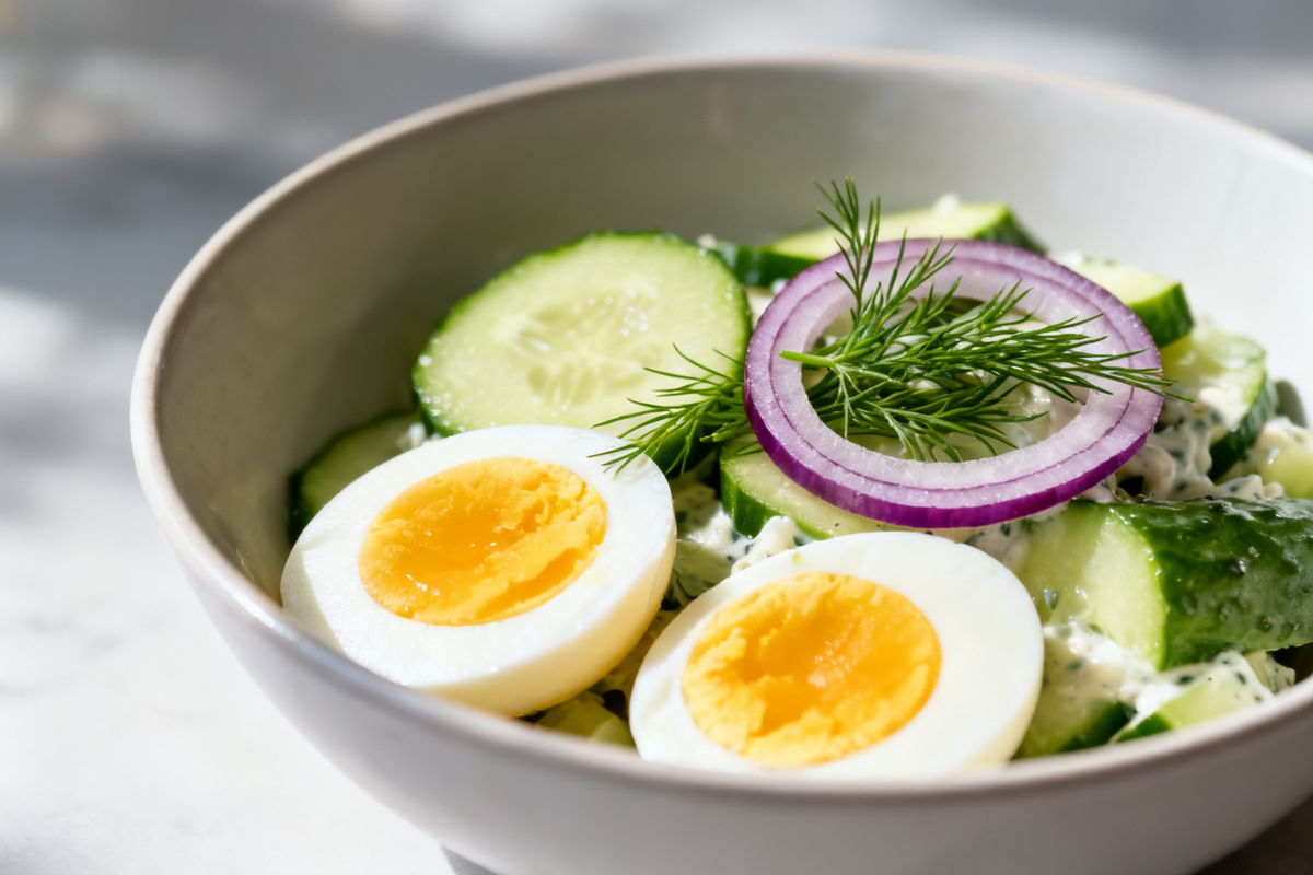 Egg and Cucumber Salad