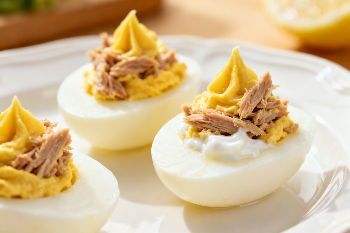 Stuffed Eggs with Tuna
