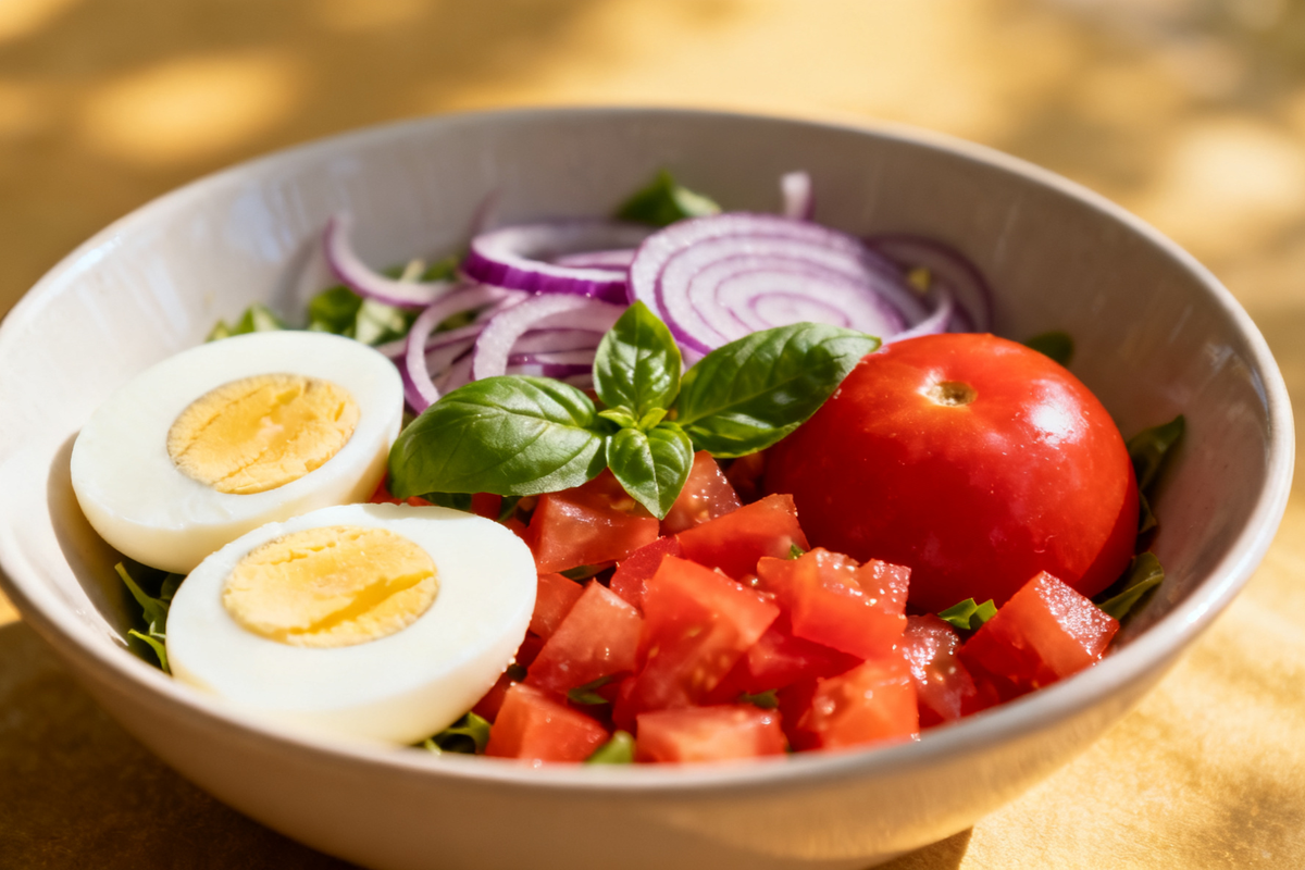 Egg and Tomato Salad