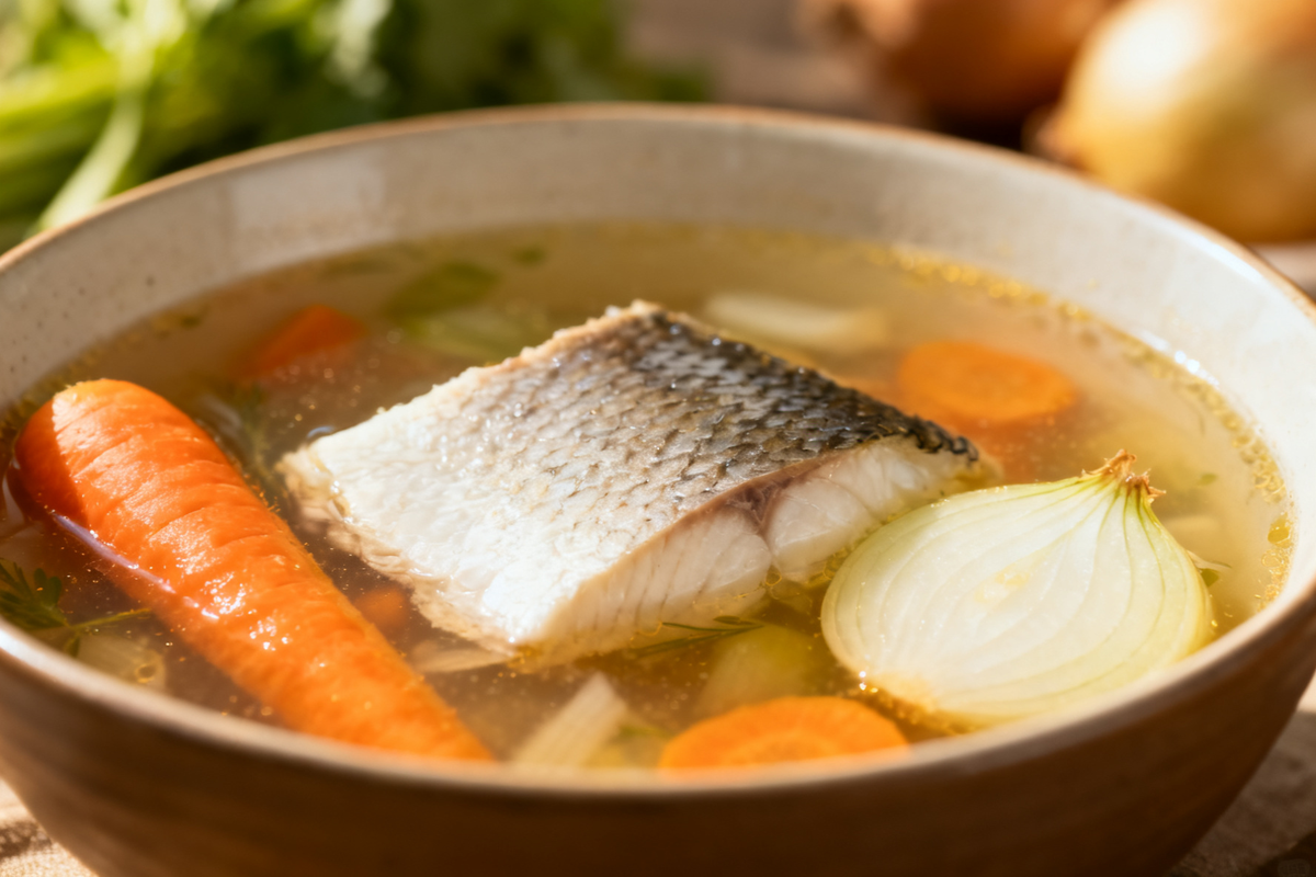 Fish Soup with Vegetables