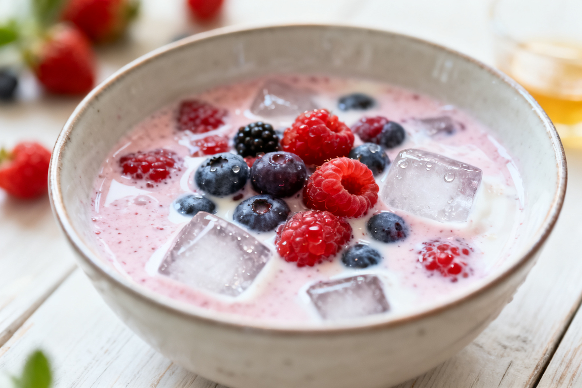 Kefir Smoothie with Berries
