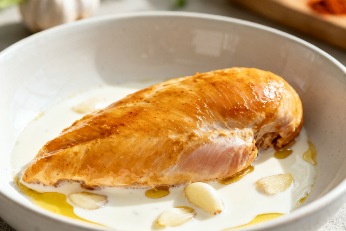 Chicken in Kefir Marinade