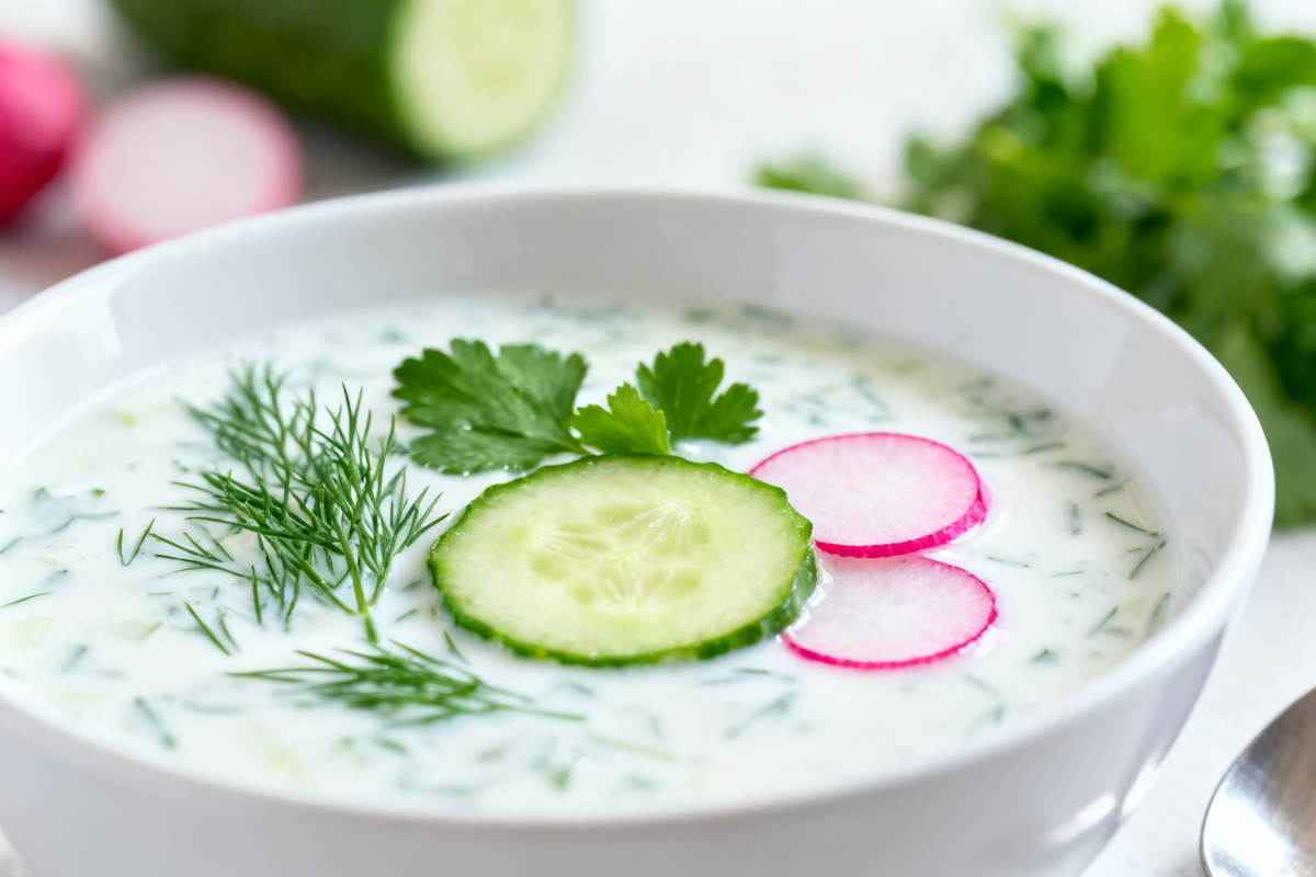 Cold Kefir Cucumber Soup