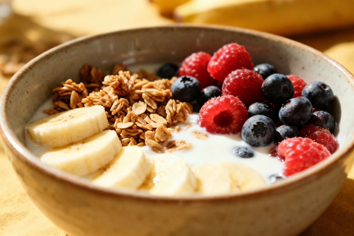 Kefir Granola Bowl