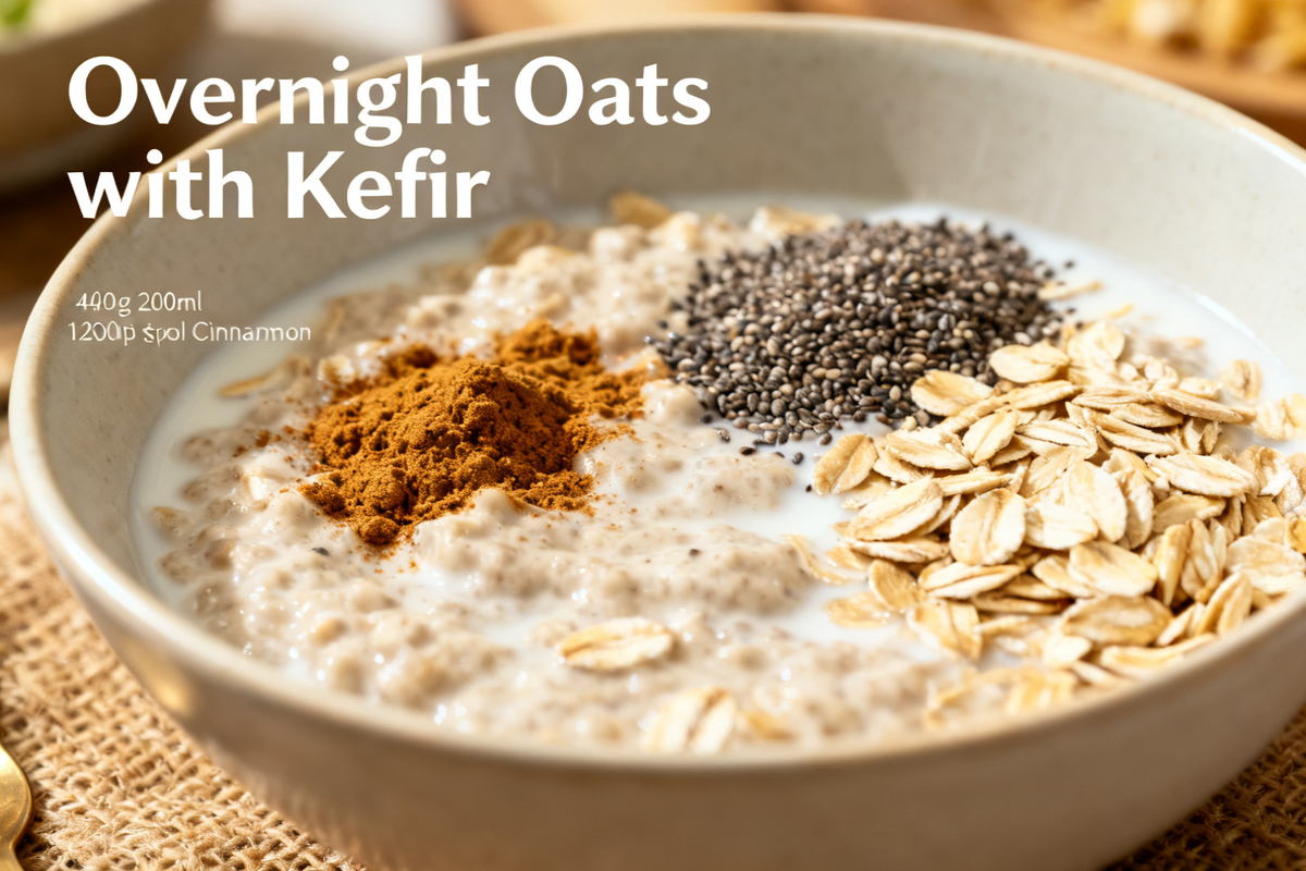 Overnight Oats with Kefir