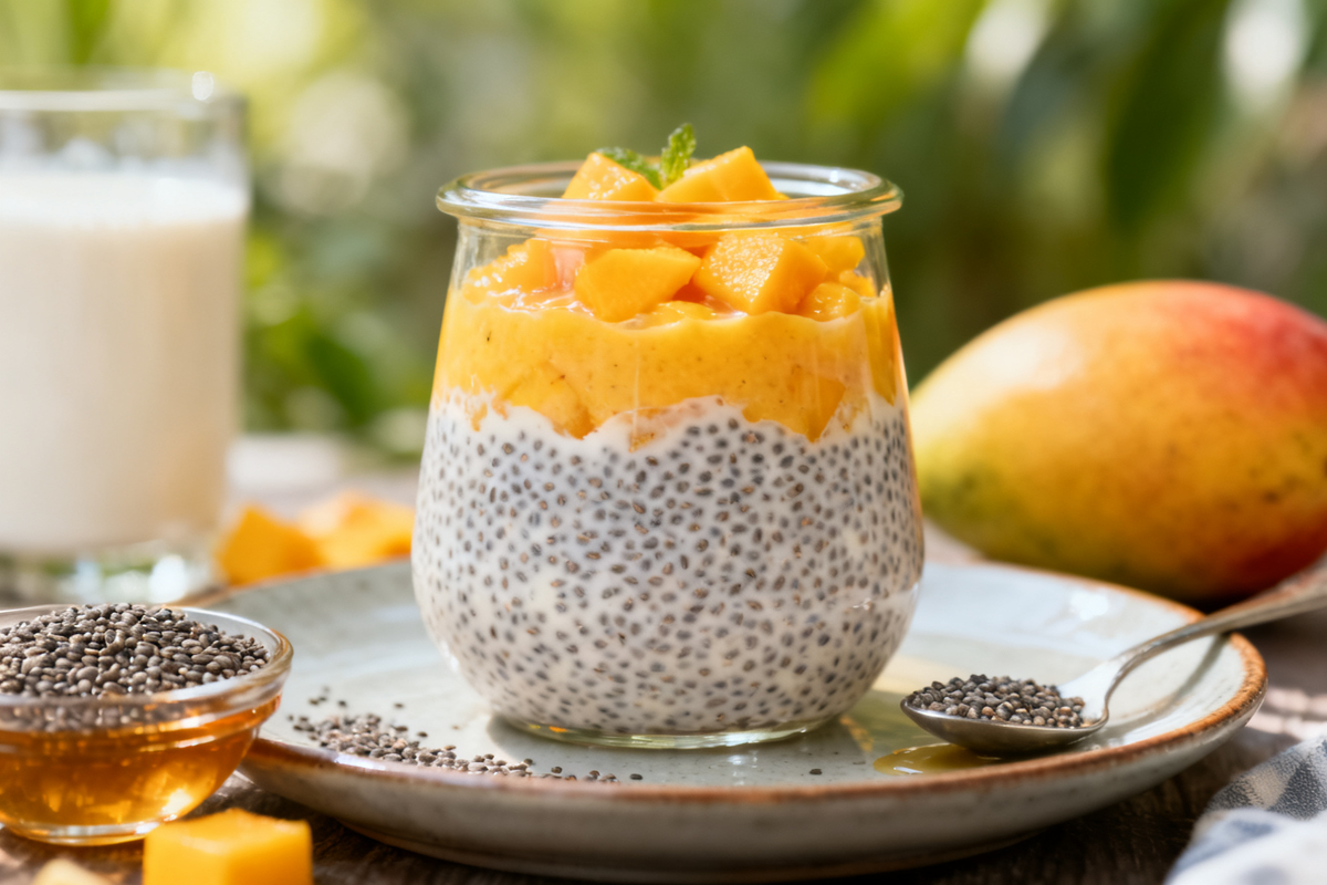 Mango Chia Pudding