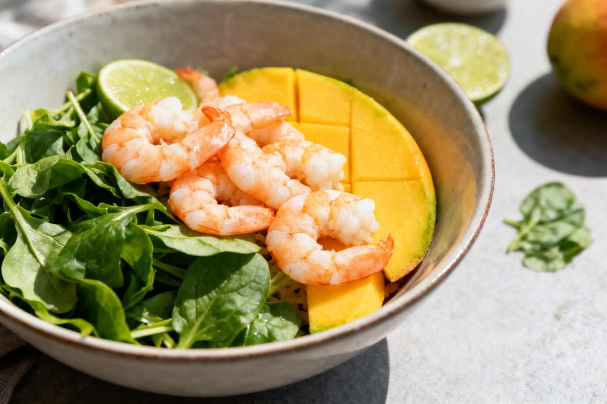 Mango and Shrimp Salad