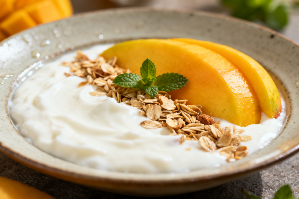 Mango and Yogurt Bowl