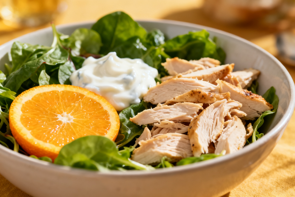 Orange and Chicken Salad