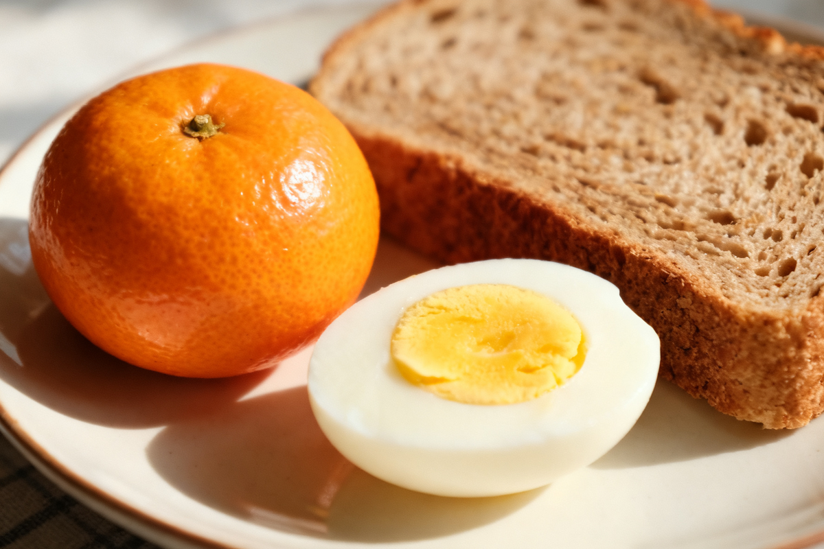 Orange and Egg Breakfast