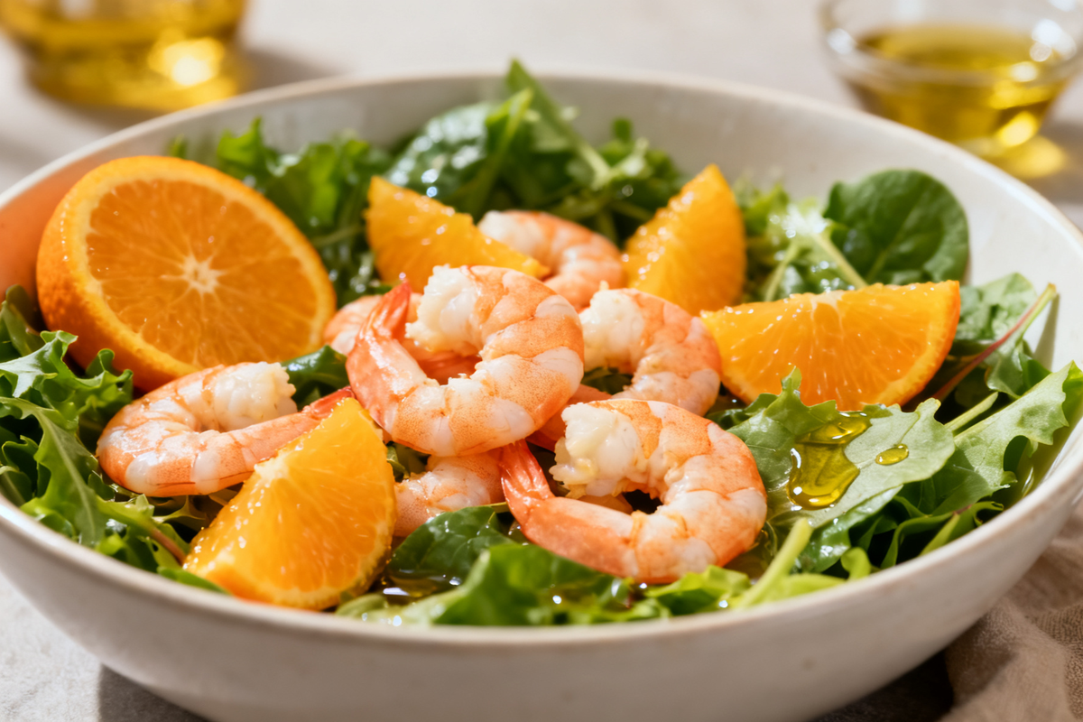 Orange and Shrimp Salad