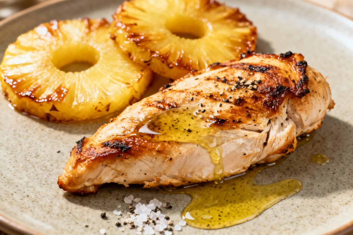 Grilled Chicken with Pineapple