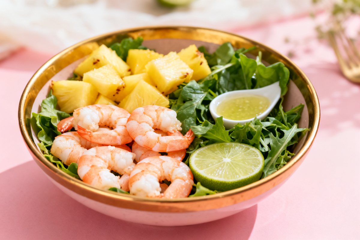 Pineapple and Shrimp Salad