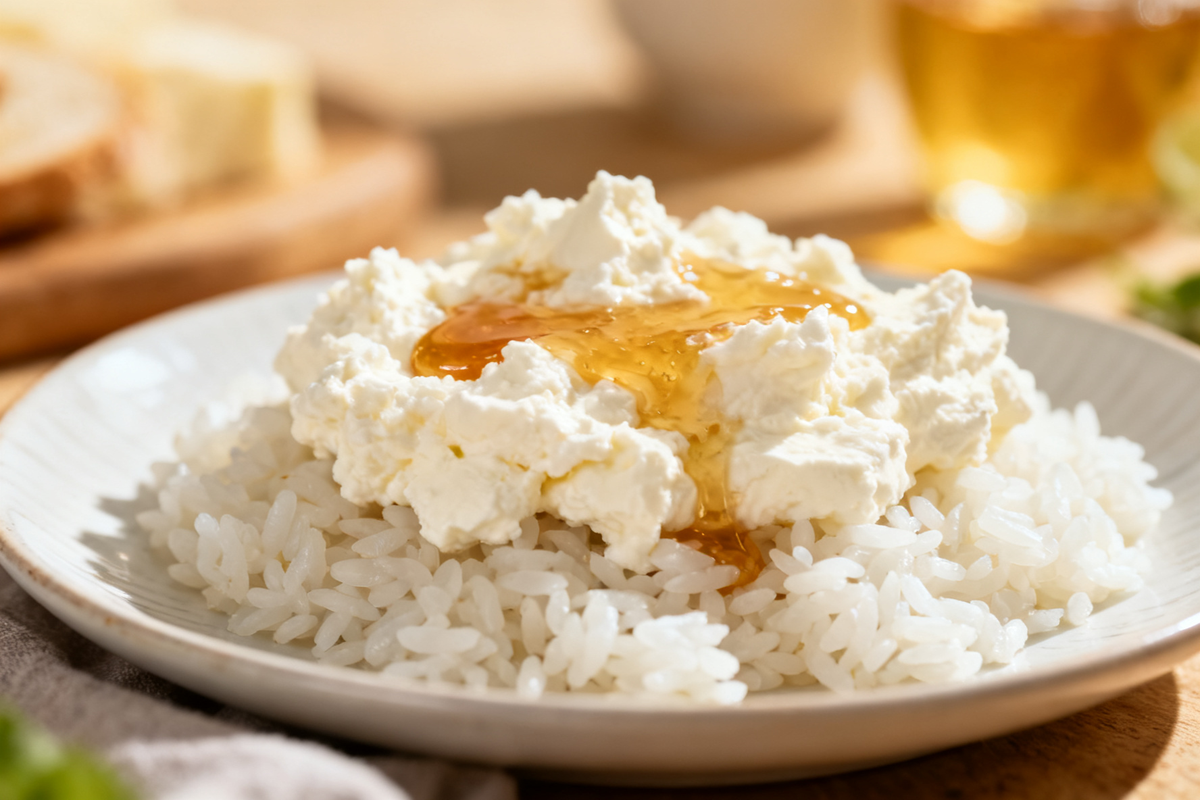 Rice with Cottage Cheese