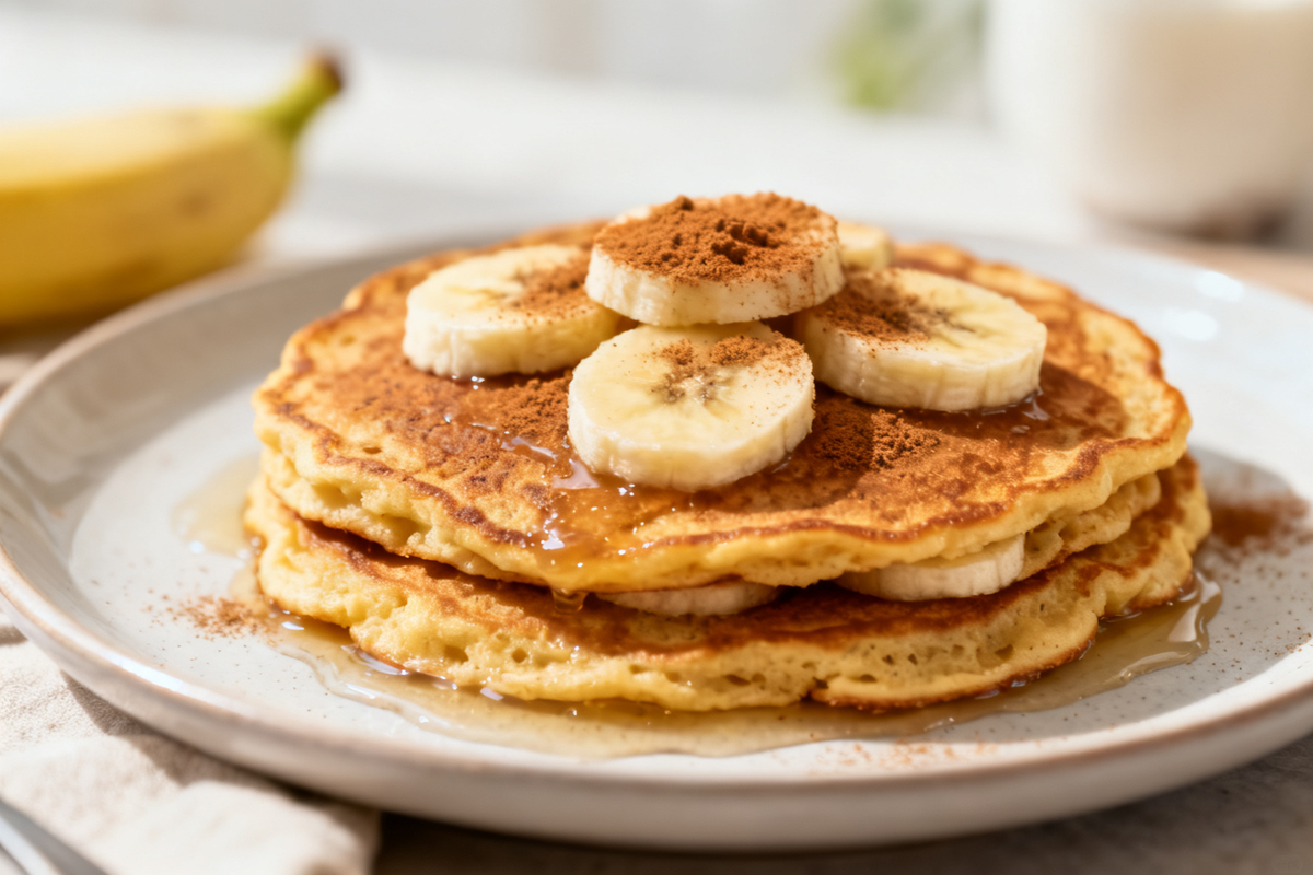 Banana Pancakes without Flour