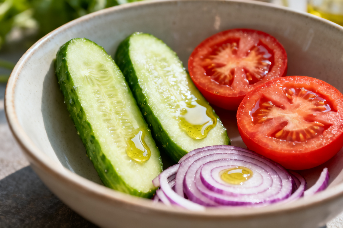 Cucumber and Tomato Salad