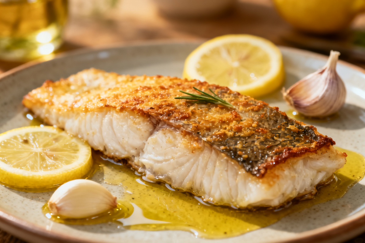 Baked Cod with Lemon