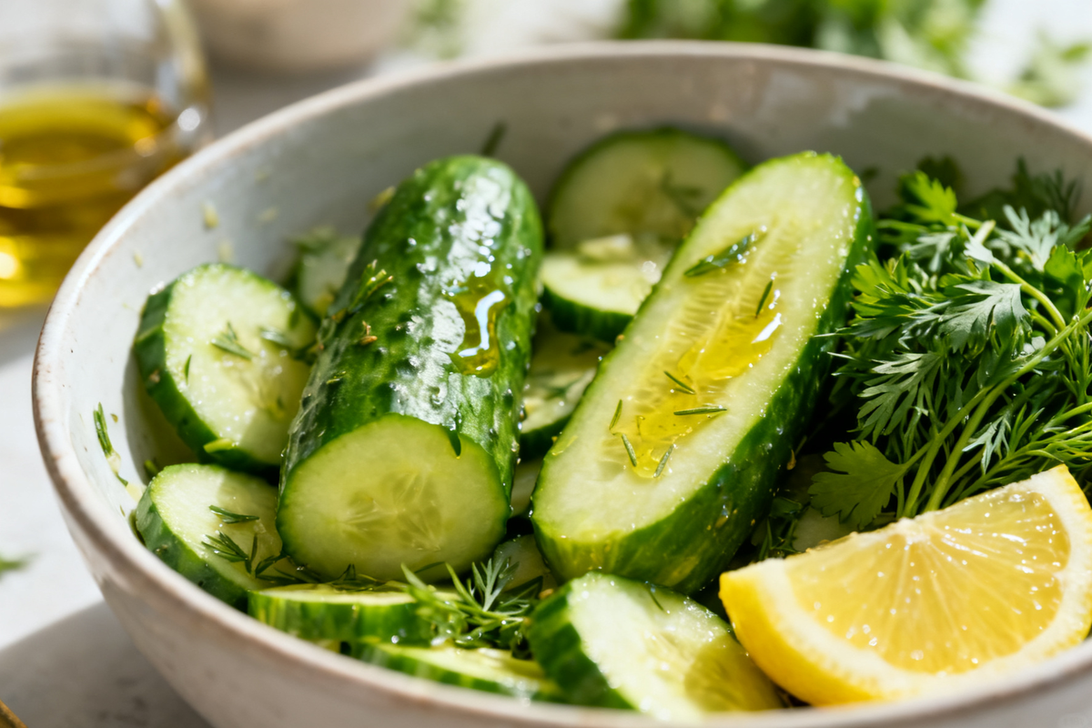Lemon and Cucumber Salad