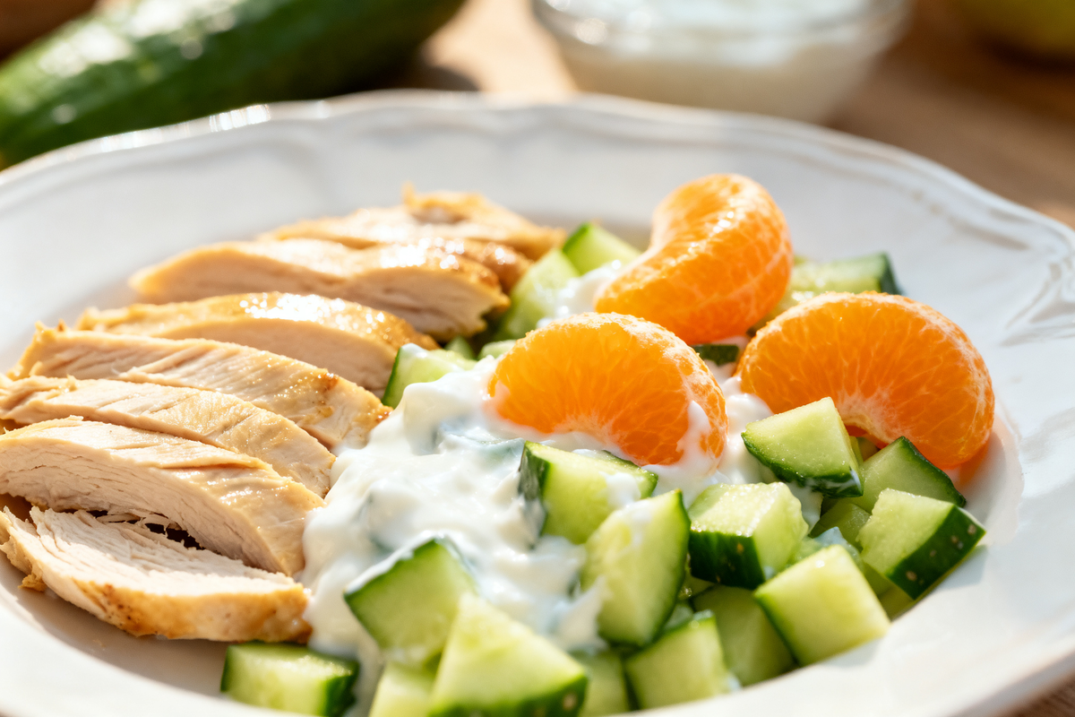 Mandarin and Chicken Salad