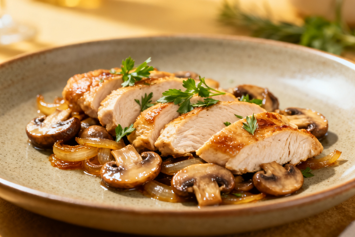 Chicken Breast with Mushrooms