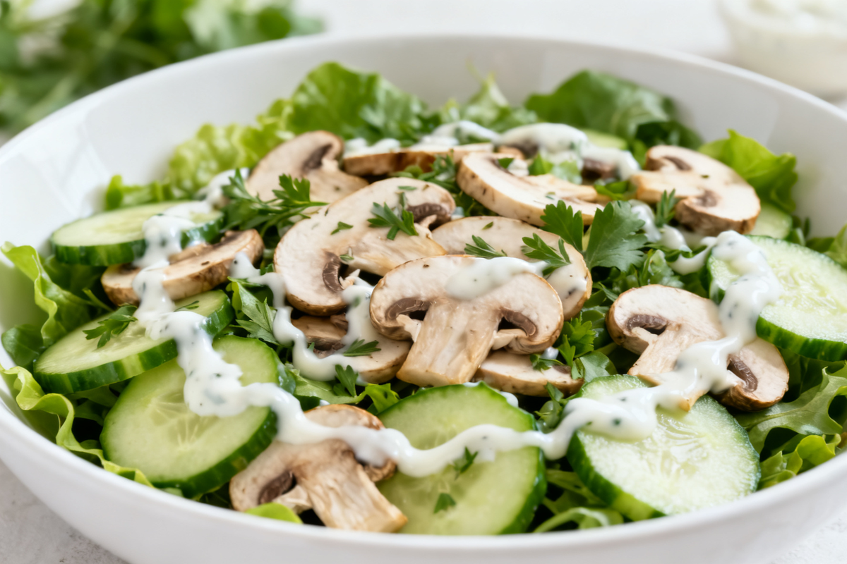 Mushroom and Herb Salad