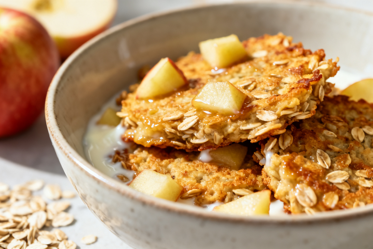 Oatmeal Fritters with Apple