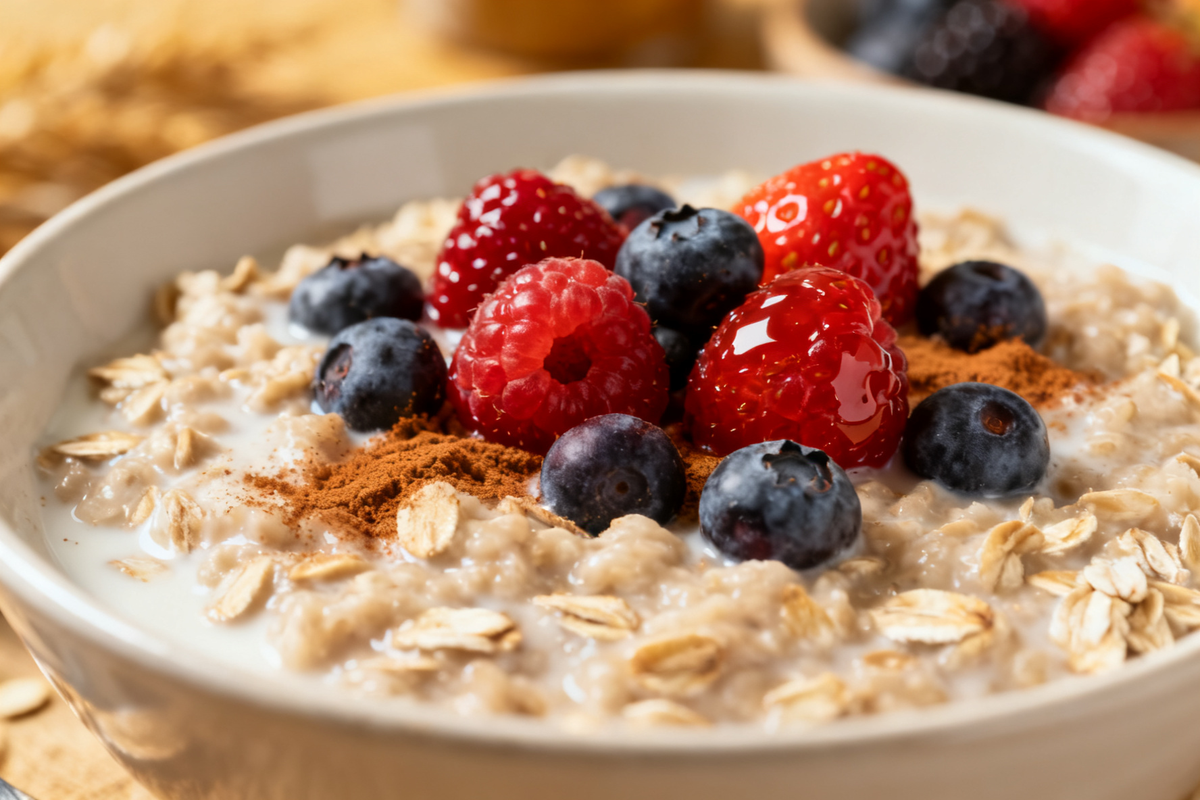 Classic Oatmeal with Berries