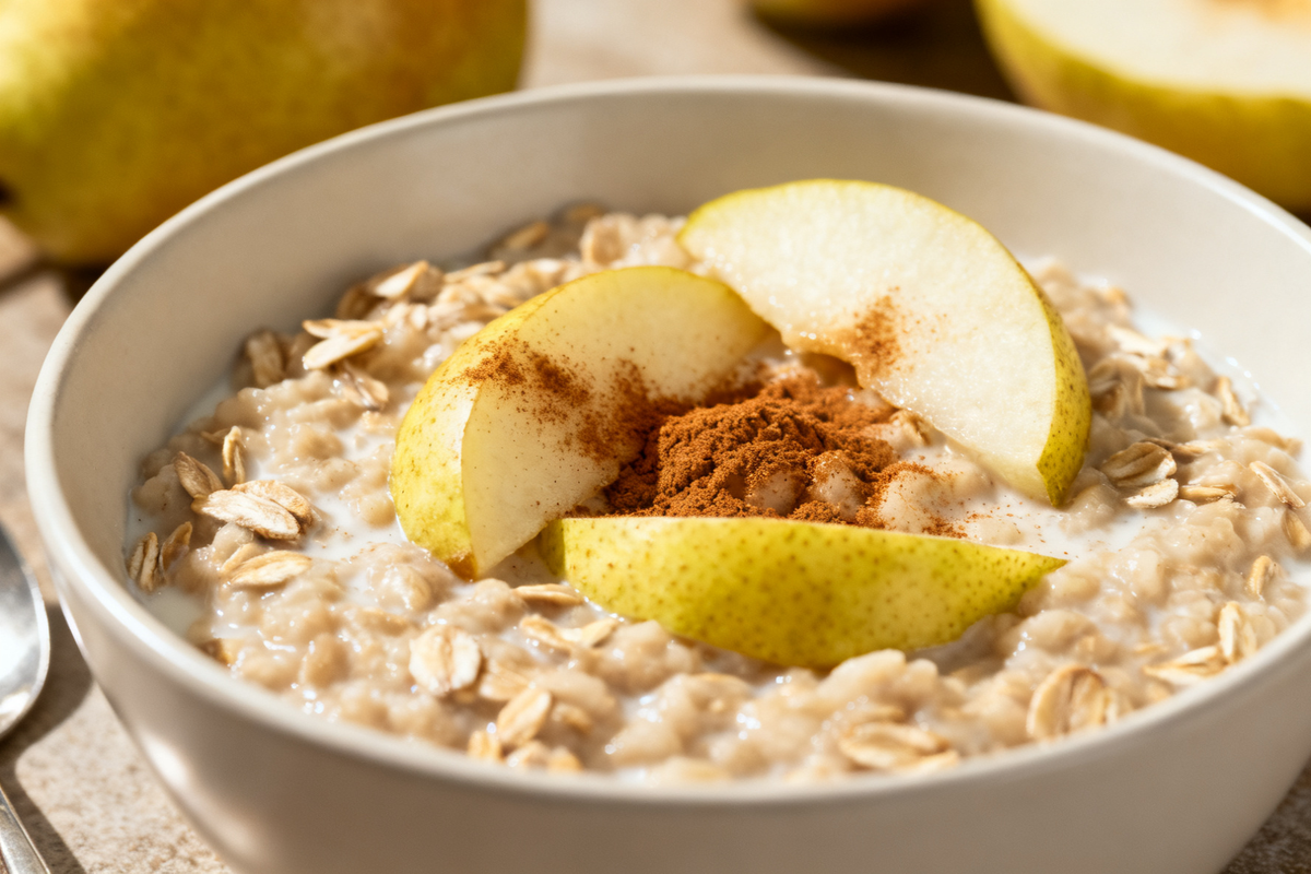 Oatmeal Porridge with Pear