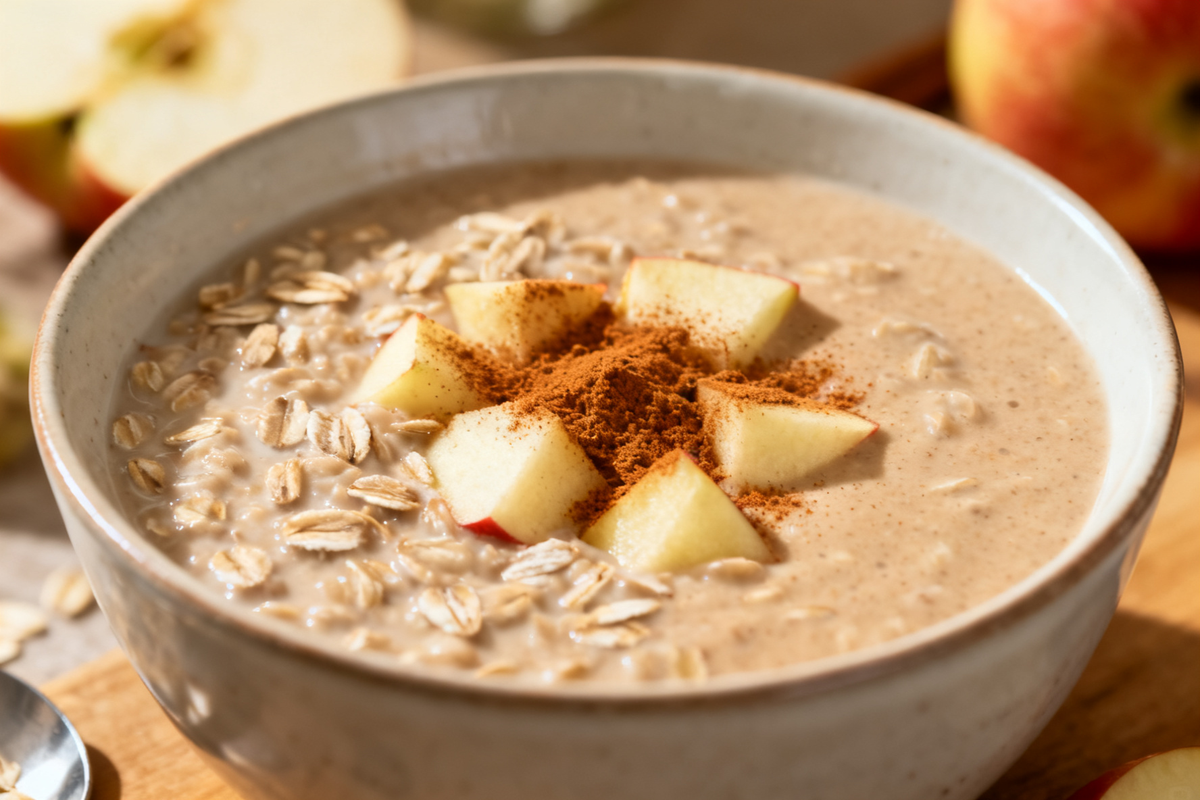 Oatmeal Smoothie with Apple