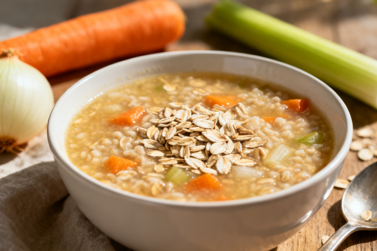 Oatmeal Vegetable Soup