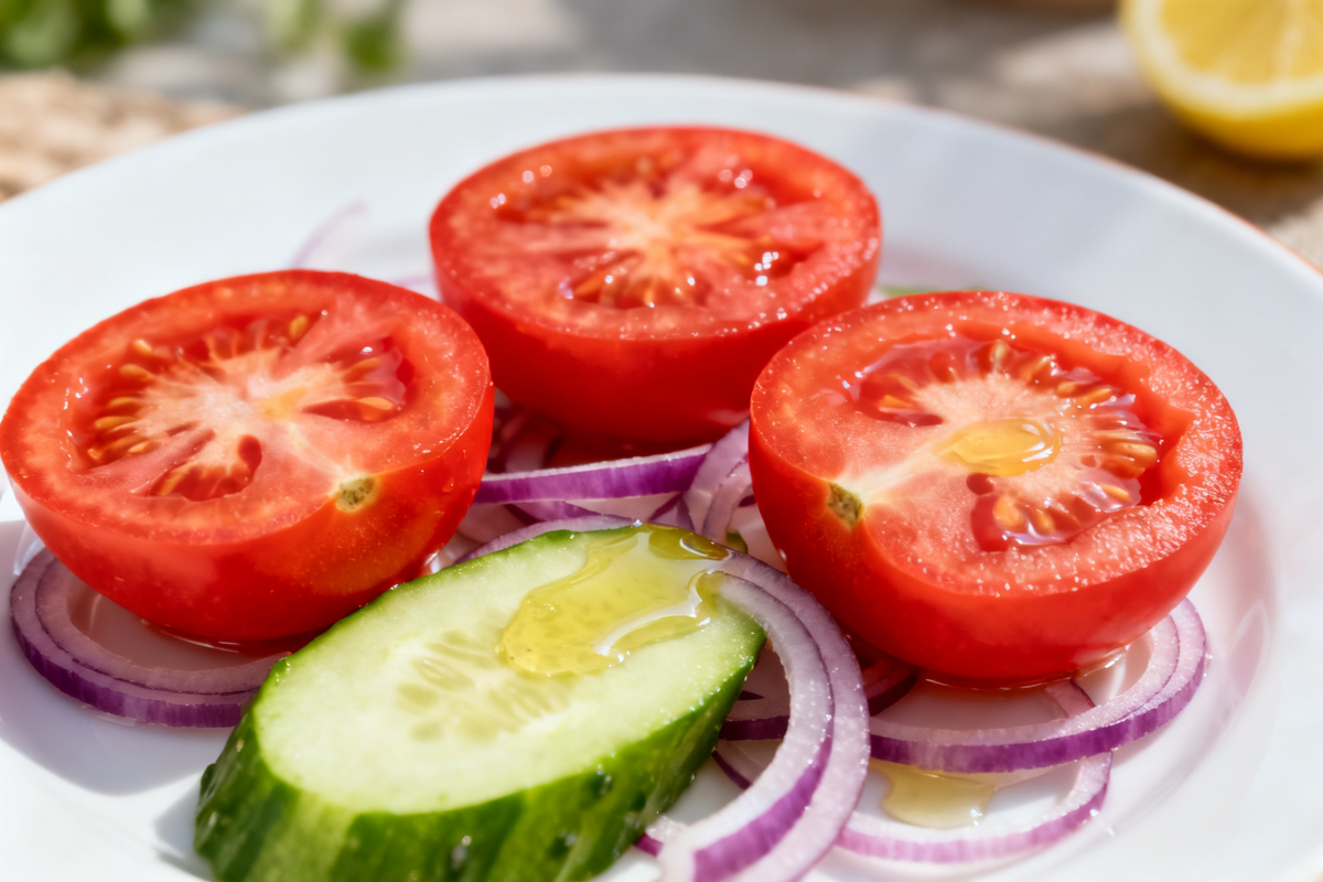Tomato and Cucumber Salad