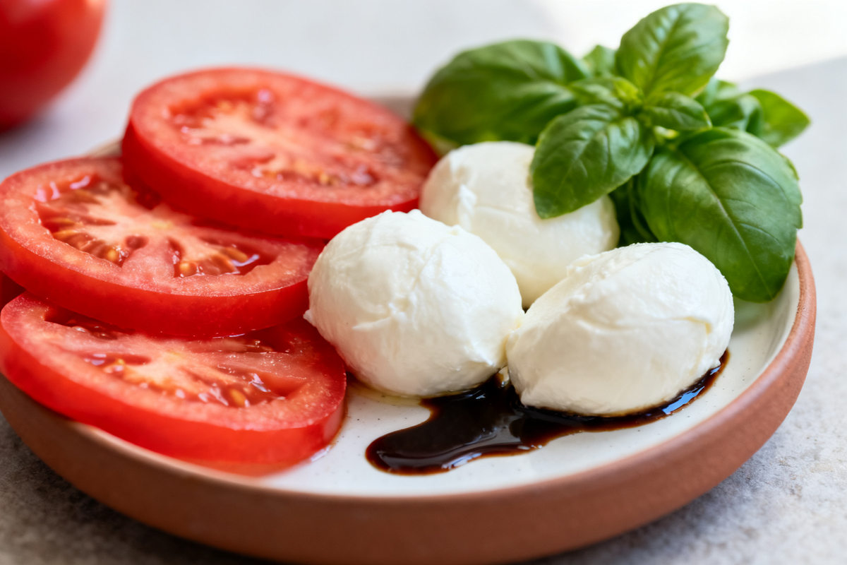 Tomato and Mozzarella Plate