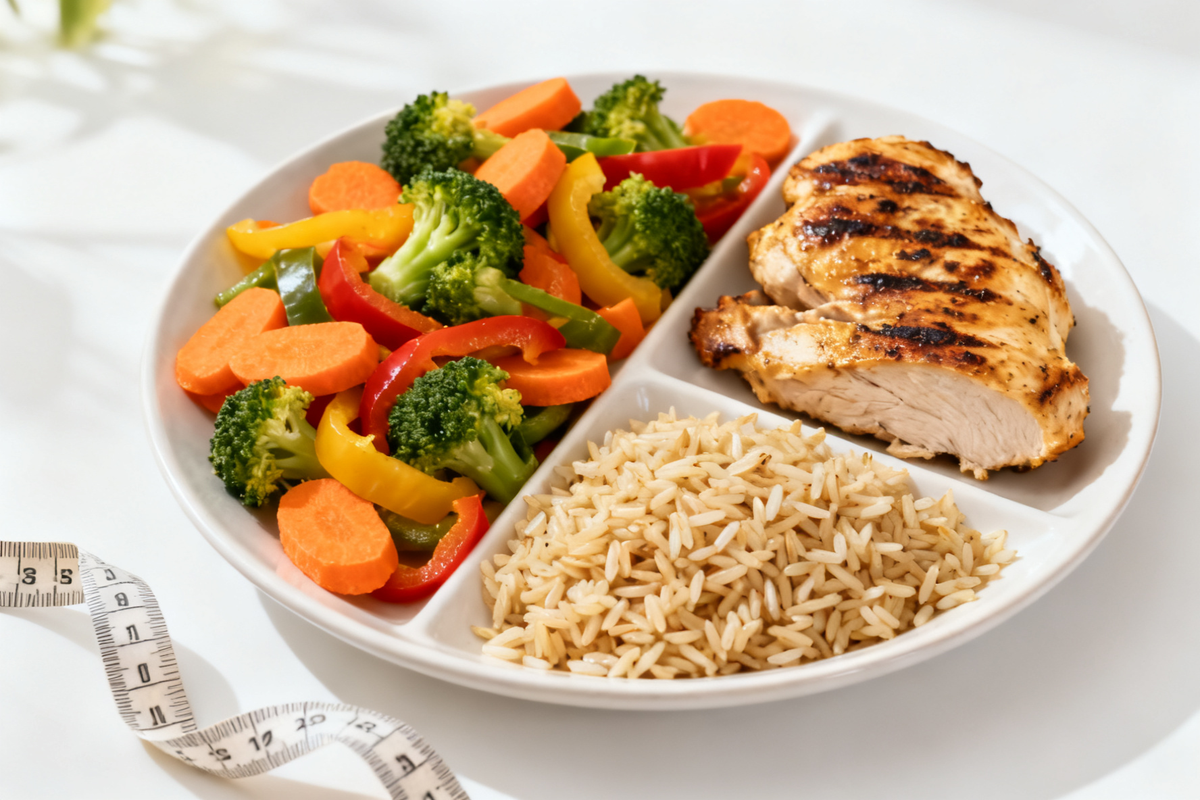 Portion Control Plate Method: Eat Less Without Counting Calories