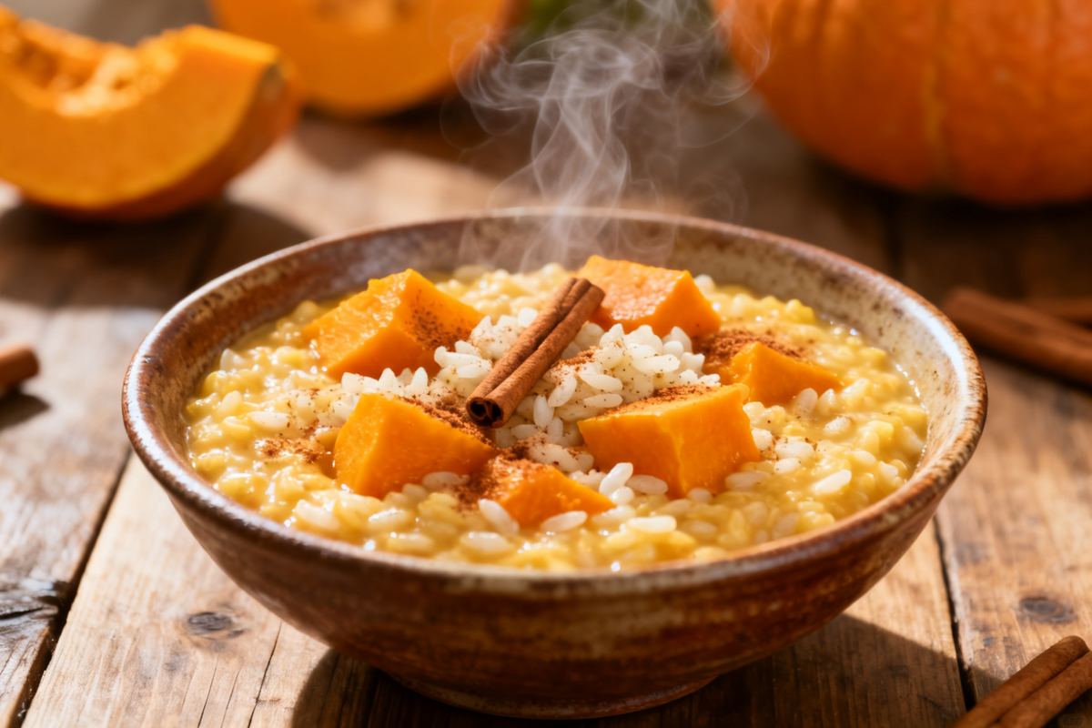 Pumpkin Rice Porridge