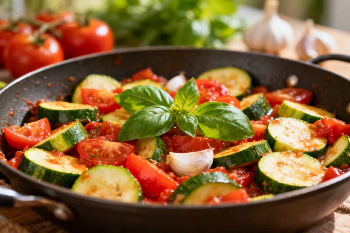 Zucchini and Tomato Stew